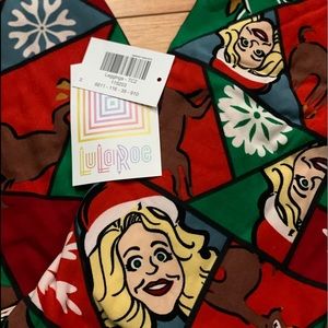 BNWT LuLaRoe vintage holiday leggings TC2